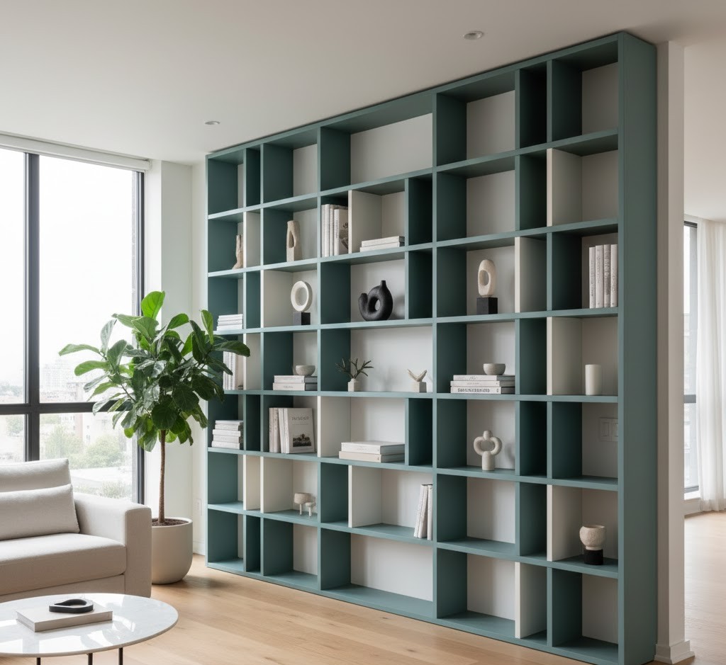 Modern boekenkast project